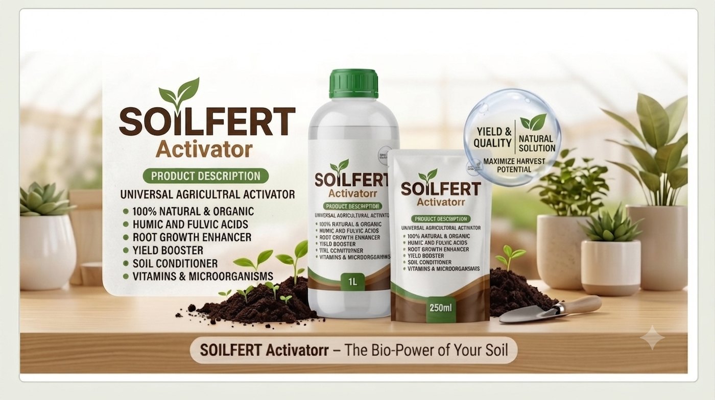 SOILFERT Activator — натуральное органическое удобрение ALITVA